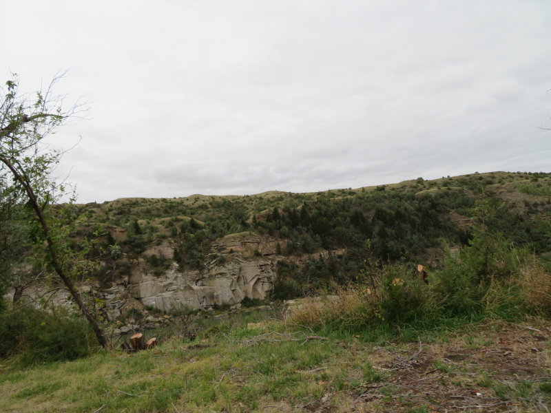 Valley wall at Ryan Dam